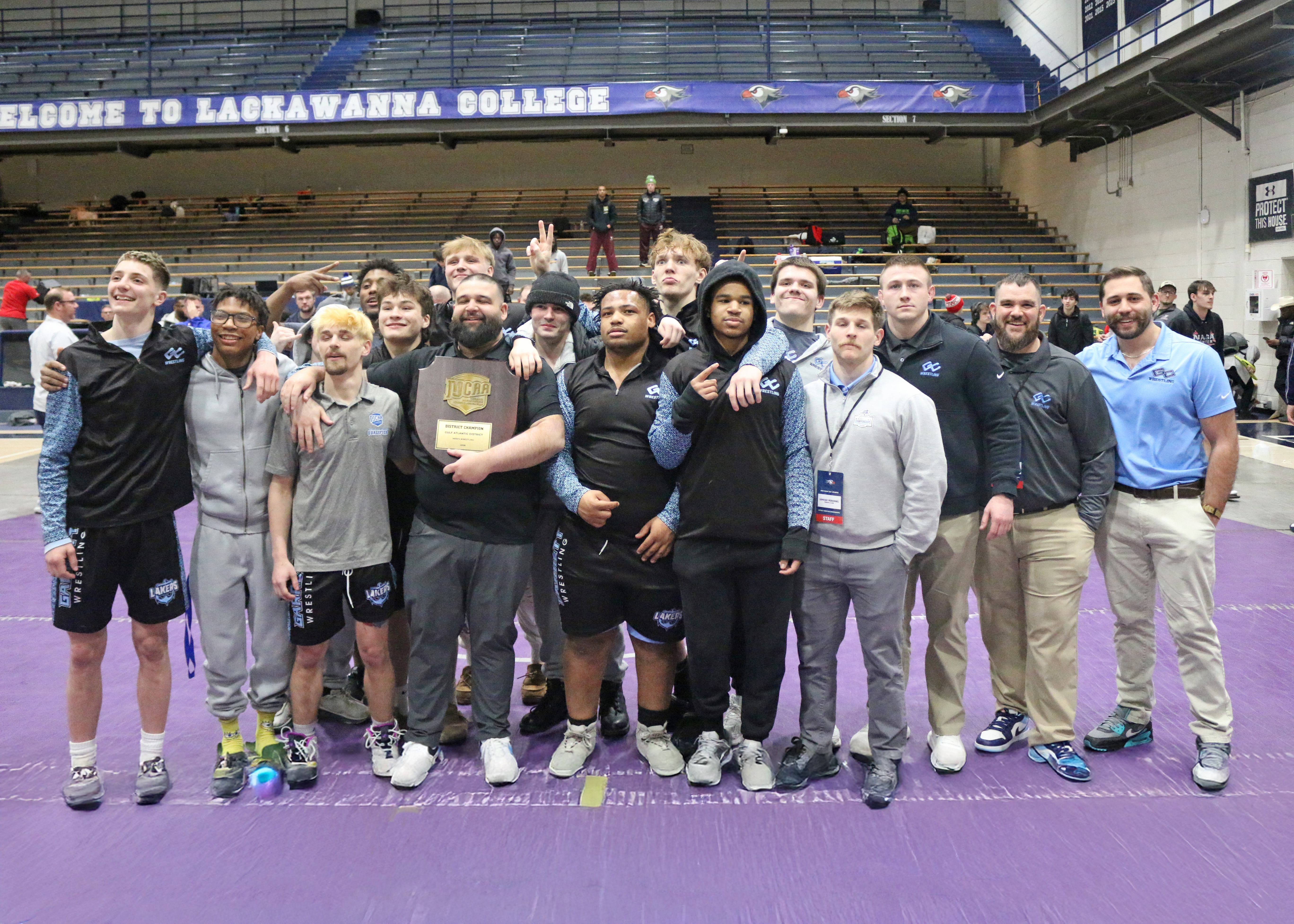 GC wrestlers win Gulf Atlantic District title